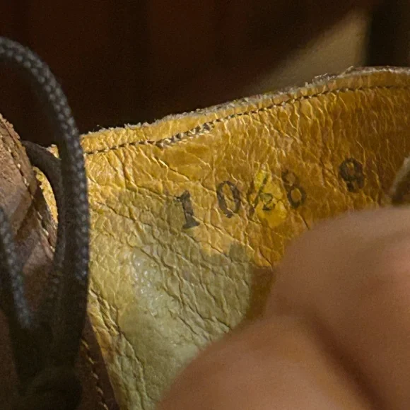 Handmade Brown Leather ladies Boots 10.5 - Picture 8 of 8